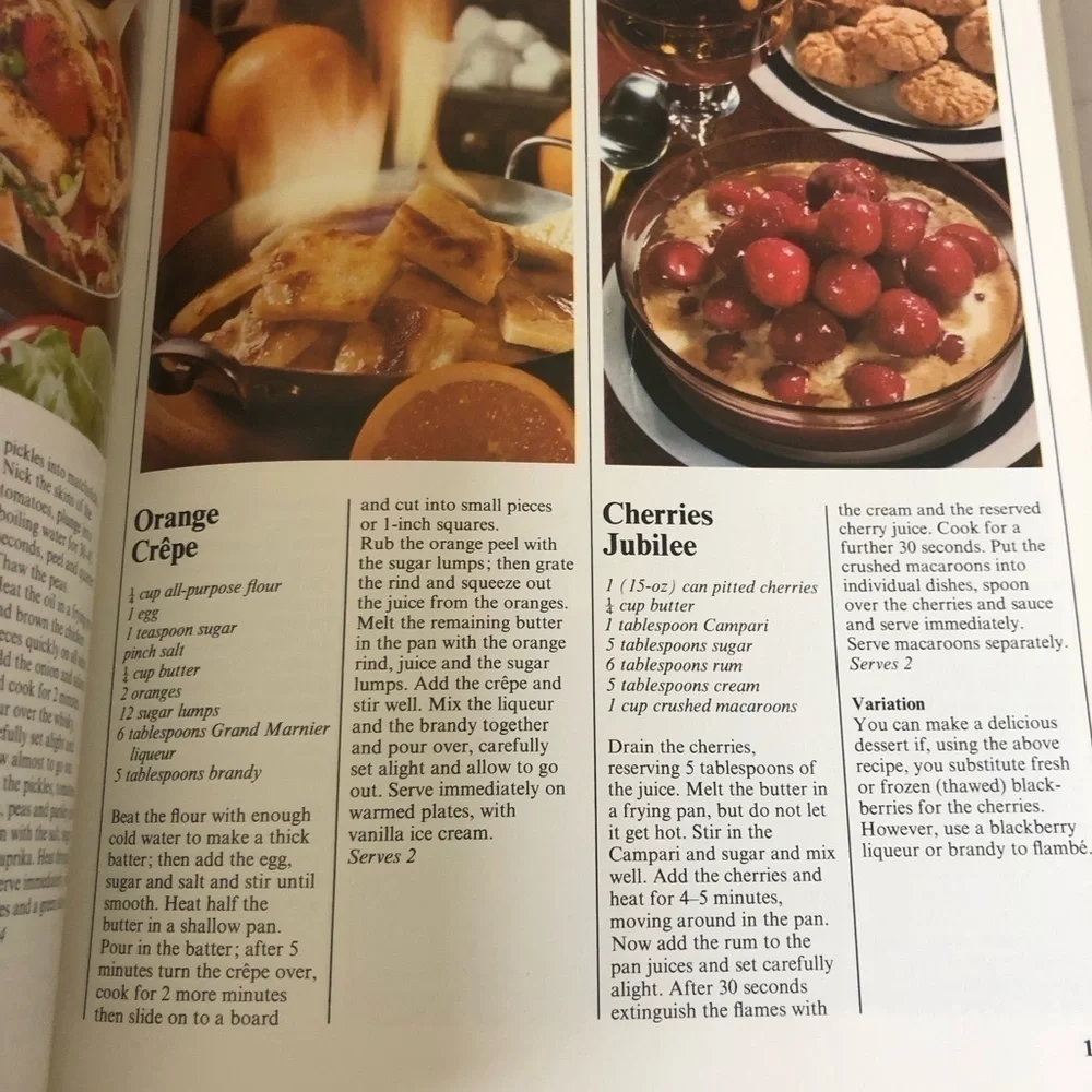 VTG The Best Of Cooking 600 Recipes & Photographs Cookbook 336 PP Hardcover
